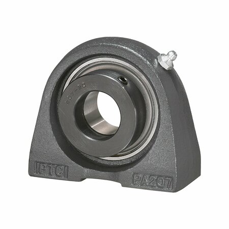 IPTCI Tapped Base Pillow Block Ball Bearing Mounted Unit, 2 in Bore, Eccentric Collar Locking SAPA210-32G